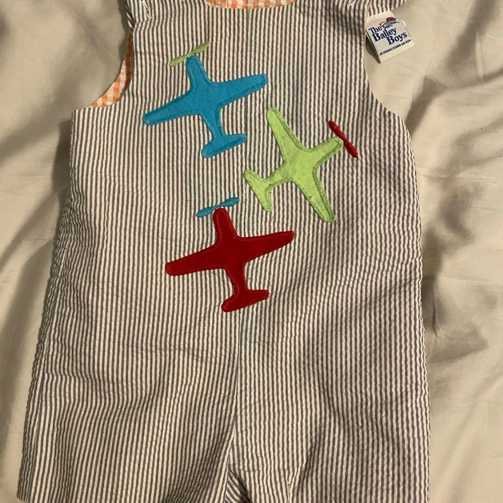 The Bailey Boys Jumper - Planes/bugs reversible - Used - Picture 1 of 5